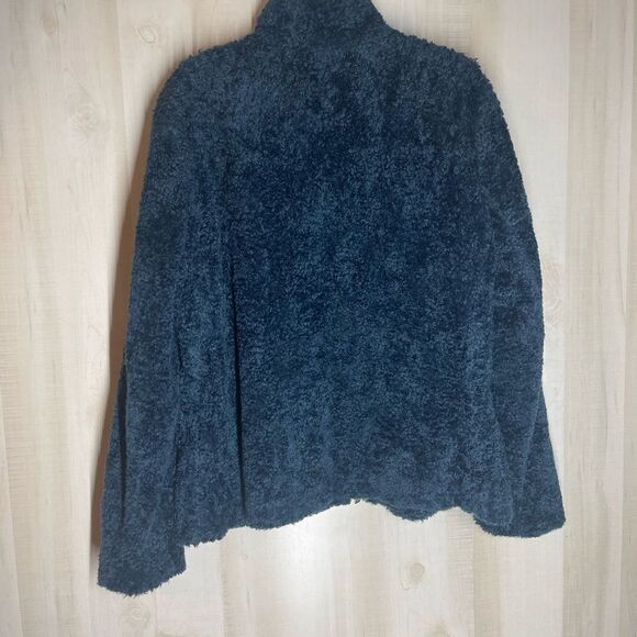 Pendleton blue fleece jacket long sleev with plaid inside, size XL - Picture 11 of 16